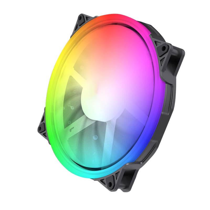 200mm Case Fan 5V 3PIN ARGB 20CM 4PIN PWM CPU Cooling Fan Addressable RGB Cooling Slient PC Computer Fan