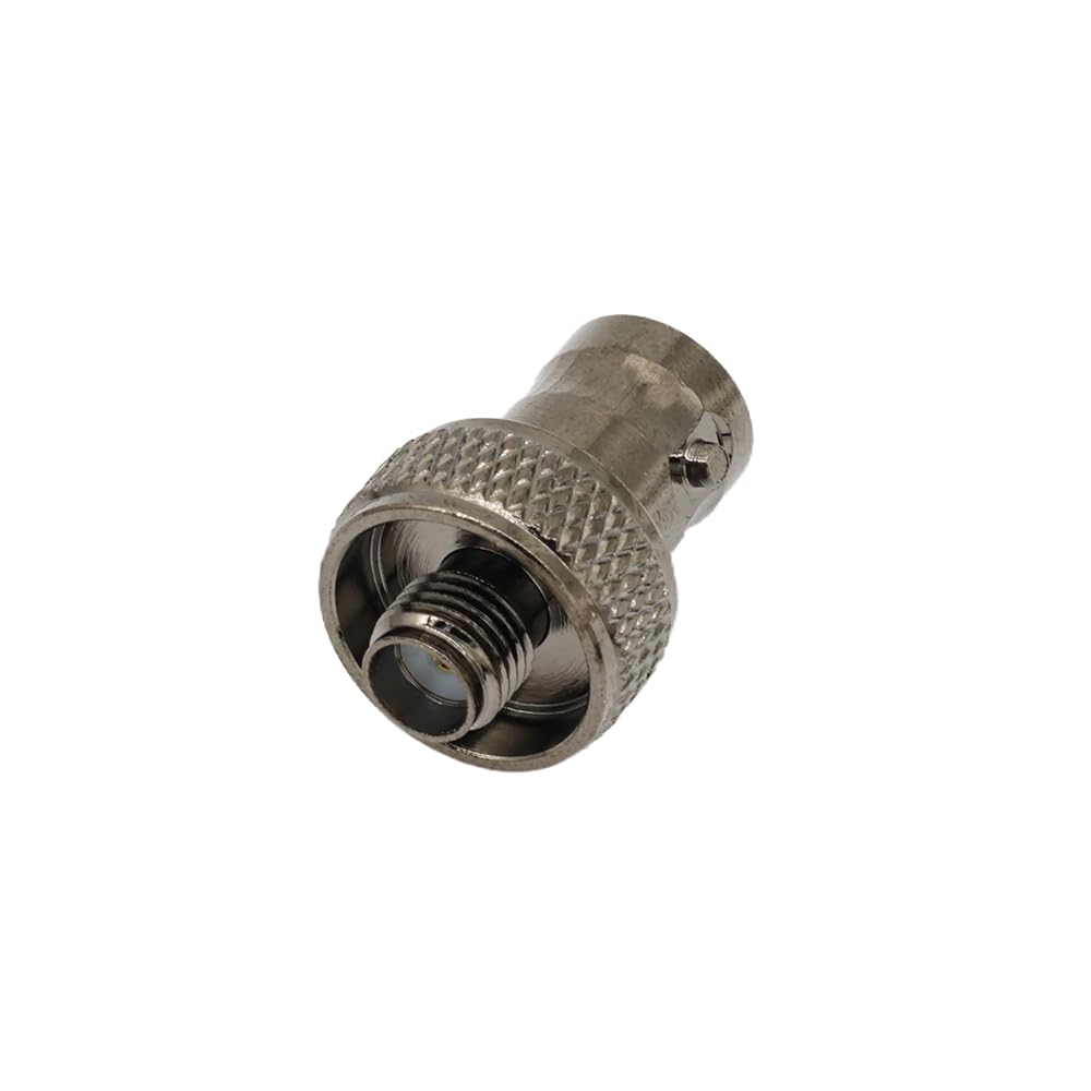 YiNiTone 2pcs SMA Female to BNC Female Connector Low Loss for Baofeng UV-5R BF-888S Quansheng UV-K6 UV-5RPlus Ham Radio Convert Adapter Walkie Talkie