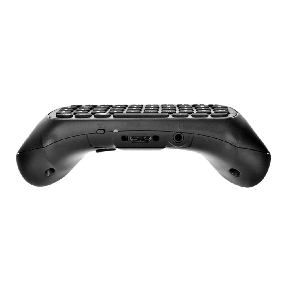 OSTENT 2.4G Wireless Chat Gamepad Keyboard with Headset Audio for Microsoft Xbox One/S/X Controller Color Black
