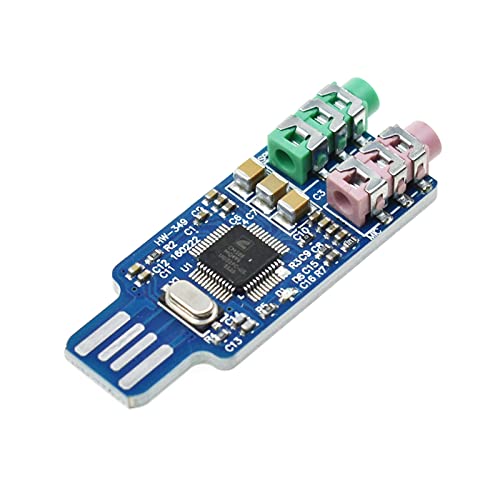 CM108 USB Drive Free Sound Card Laptop Computer External Sound Card Module New
