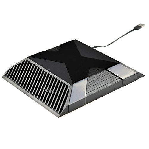 XFUNY® Professional USB Powered 35? Auto-sensing Cooling Fan External Cooler Fan for Microsoft Xbox One Console, Black