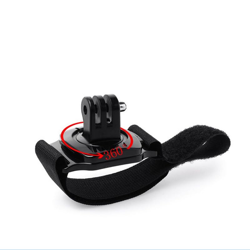 ThtRht 2 Pack Action Camera Wrist Strap Mount 360° Rotating Wrist Band Holder for Hero DJI Osmo Action Adventure AKASO Xiaoyi Insta360 Campark