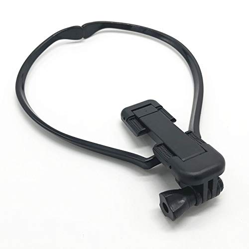 Smartphone Selfie Neck Holder Mount for GoPro Action Camera and Cell Phone Video Shooting Accessories (Black)