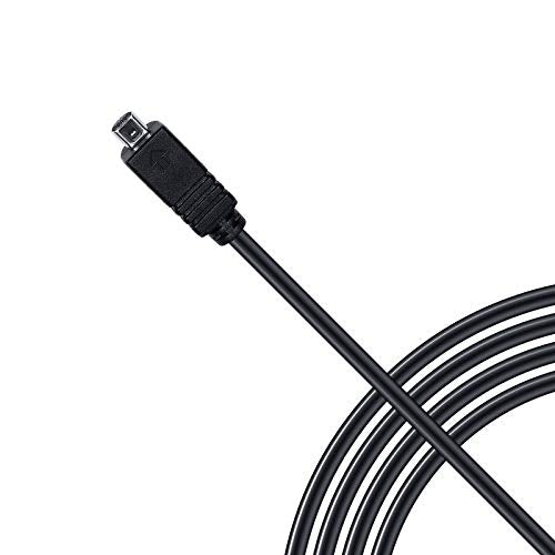 5 Feet AV A/V Audio Video TV-Out Cable Cord for Sony Camcorder Handycam DCR-HC28/e DCR-SX85/v/e/l SX85/b/r and More Models