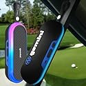 Gemini Magnetic Bluetooth Speaker for Golf Cart - Portable Wireless, Strong Magnet Mount, 12H Battery, IPX6 Waterproof, LED/RGB Party Light, USB-C