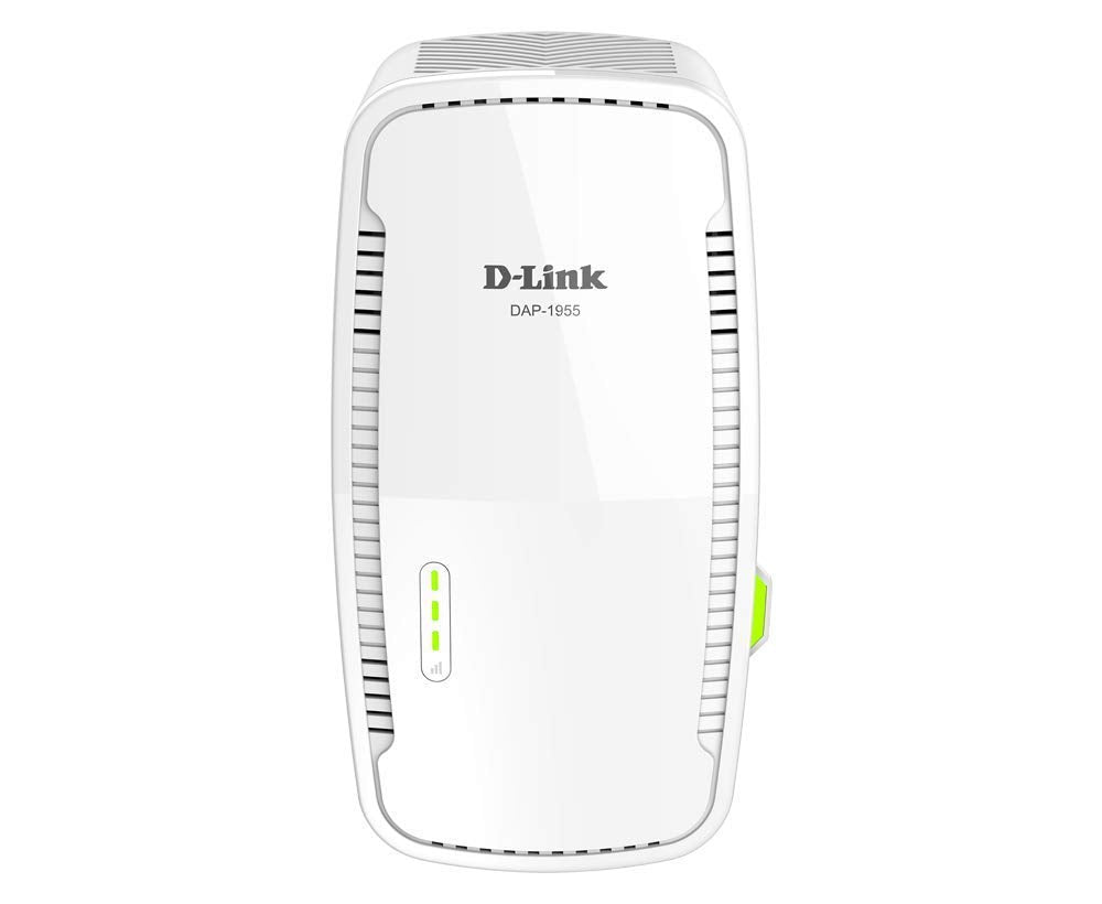 D-Link WiFi Range Extender Mesh Gigabit AC1900 Dual Band Wireless or Ethernet Port (DAP-1955-US) (Renewed)