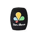 2 Pack Logo Customized on Microphone Foam Windscreens Handhold Mic Foam Covers Windshields with Logo Printed for TV Interview, Broadcast,Radio Station