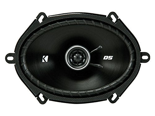 KICKER DSC680 6x8-Inch (160x200mm) Coaxial Speakers, 4-Ohm (Pair)