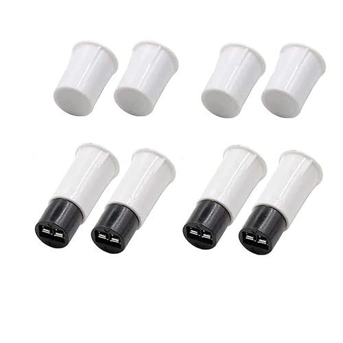 bnafes MC-33C NC Magnetic Reed Switch Recessed Door Window Alarm, Magneti Door Switch, Contact Sensor, for Home Security and Burglar Alarm Systems (4