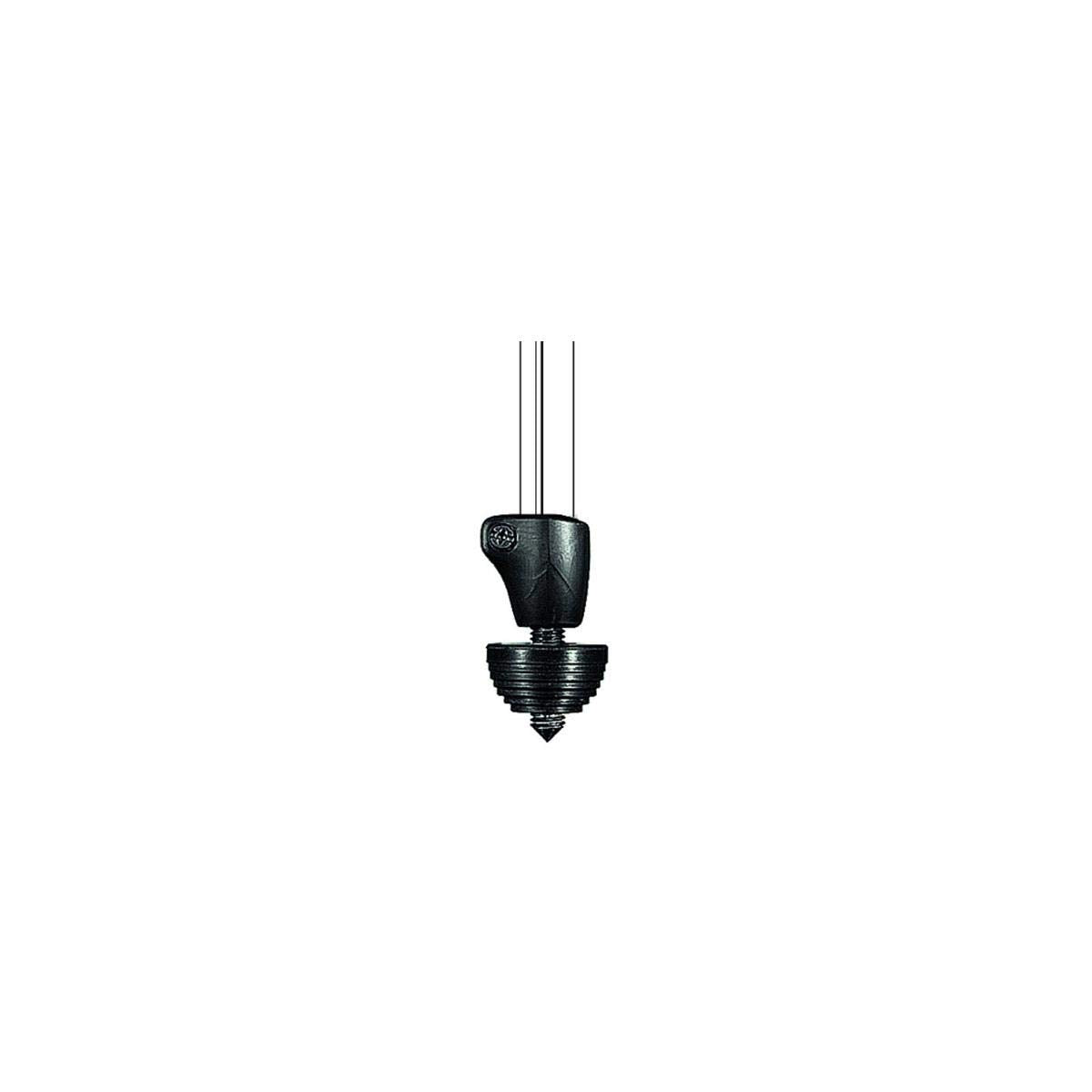 Manfrotto Stainless Steel Rubber Spiked Feet for Select Tripods, Set of 3 (204SPK3), Black