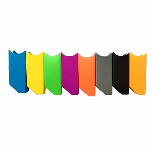Generic Silicone Color Identification Cap Cover Sleeve for Sennheiser ew G3 G4 SKM 9000 Wireless Microphone, 8 Pack, 8 Colors