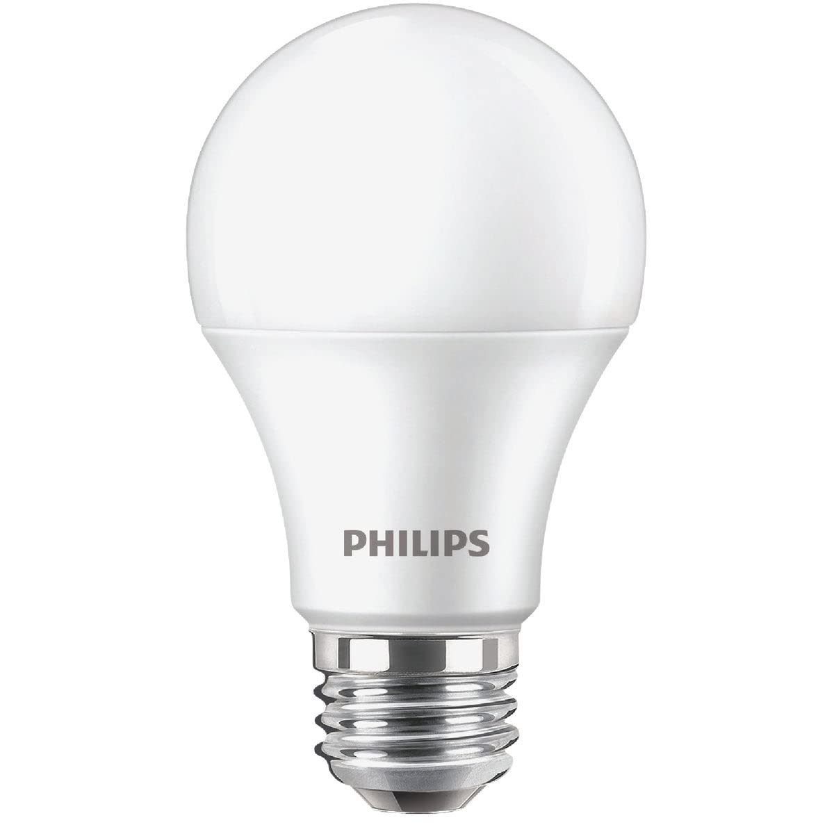 Philips LED Frosted Non Dimmable A19 Light Bulb - EyeComfort Flicker Free - 11W=75W - 1000 Lumen - Soft White (2700K) - E26 Base - Indoor - Pack of 4