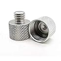 MxTong Mic Stand Adapter 5/8" to 3/8" Tripod Thread Screw Adapter for Microphone Stand Mount Microphone Stand Adapter to Tripod Adapter 2 Pack