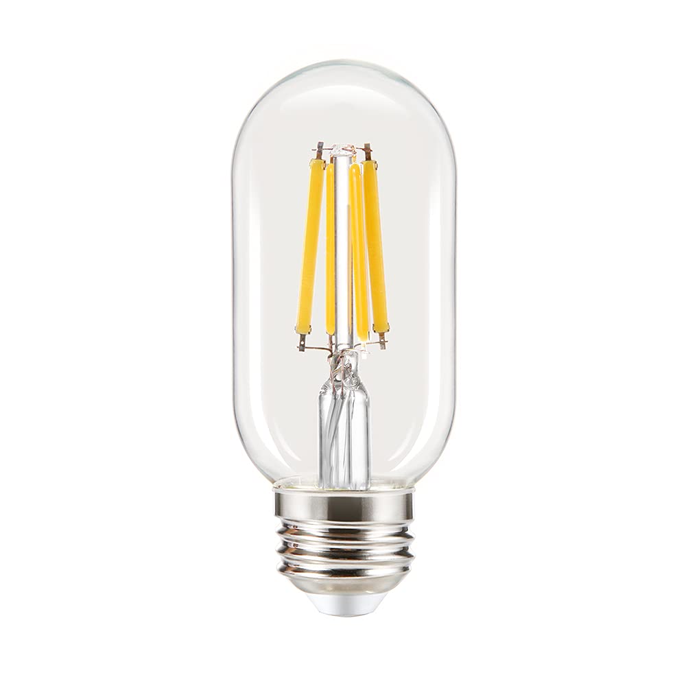 Nintiue LED Edison Light Bulb 60W Equivalent, 900 Lumens and CRI 90+, Dimmable 6W E26 Base LED Filament Vintage Light Bulbs with Warm White 2700K