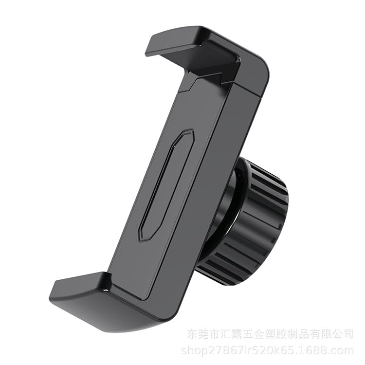 RecDec 2 Pack Phone Holder Mount Clamp Replacement with 17mm Ball Head Joint Socket Phone Clip Bracket for Selfie Ring Light Tripod Stand Air Vent Car