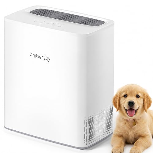 Ambersky Air Purifier for Home, True HEPA Filter Cover Up to 2000sq.ft