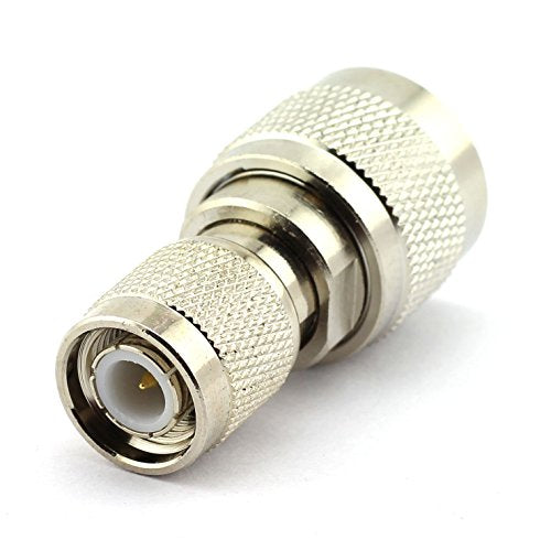 DGZZI 2-Pack TNC Male to N Male RF Coaxial Adapter TNC to N Coax Jack Connector