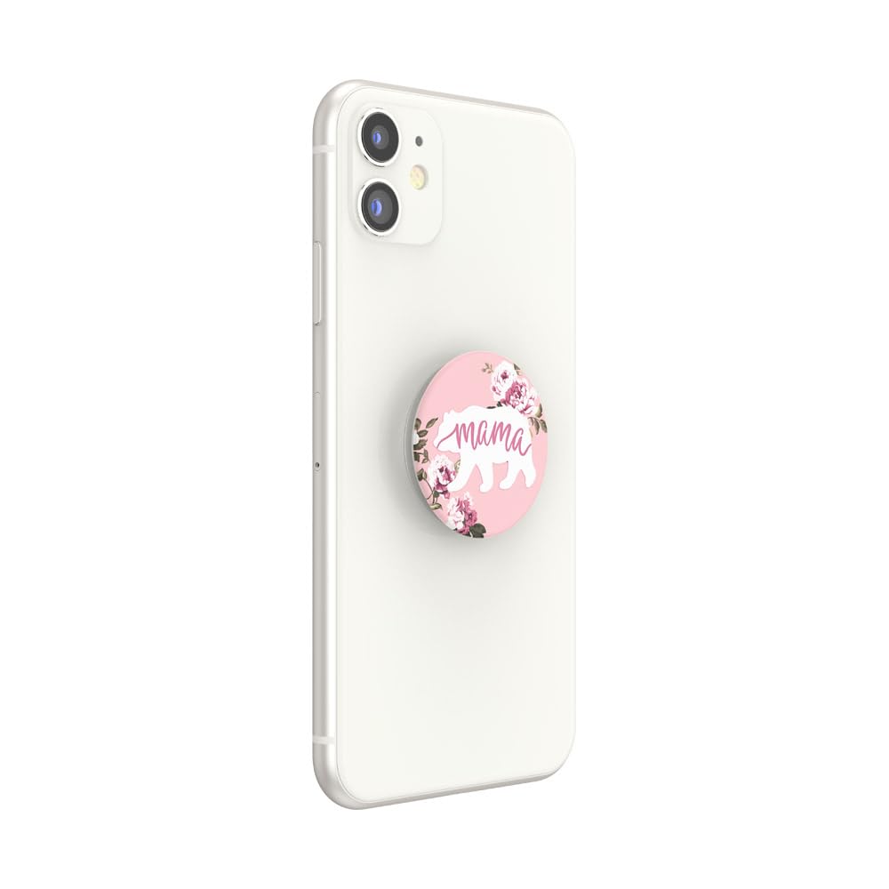 PopSockets Adhesive Phone Grip, Holder, Phone Stand, Nature - Mama Bear