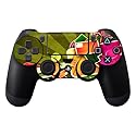 Protective Vinyl Skin Decal Skin Compatible with Sony Playstation DualShock 4 Controller wrap Sticker Skins Color Mash