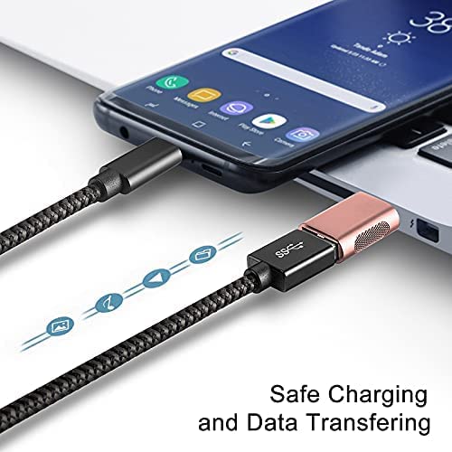 BEYEE USB C Adapter (2 Pack),High-Speed Data Transfer, USB-C to USB 3.0 Female Adapter for MacBook Pro 2020, iPad Pro 2020, Samsung Notebook 9,Dell…