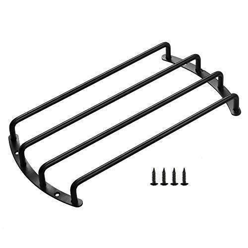 Black Color Metal Car Bar Grille Audio Speaker Subwoofer Grill Grille Cover Protector (10" 4 Bars)