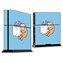MightySkins Skin Compatible with Sony PS4 Console - Good Morning Sloth | Protective, Durable, and Unique Vinyl Decal wrap Cover | Easy to Apply