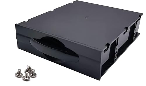 YTYKINOY Black Desktop Computer ATX/MATX Hard Drive Mobile Blank Rack Drawer Tray Computer Accessories Storage Box Devices Storage case(5.25")