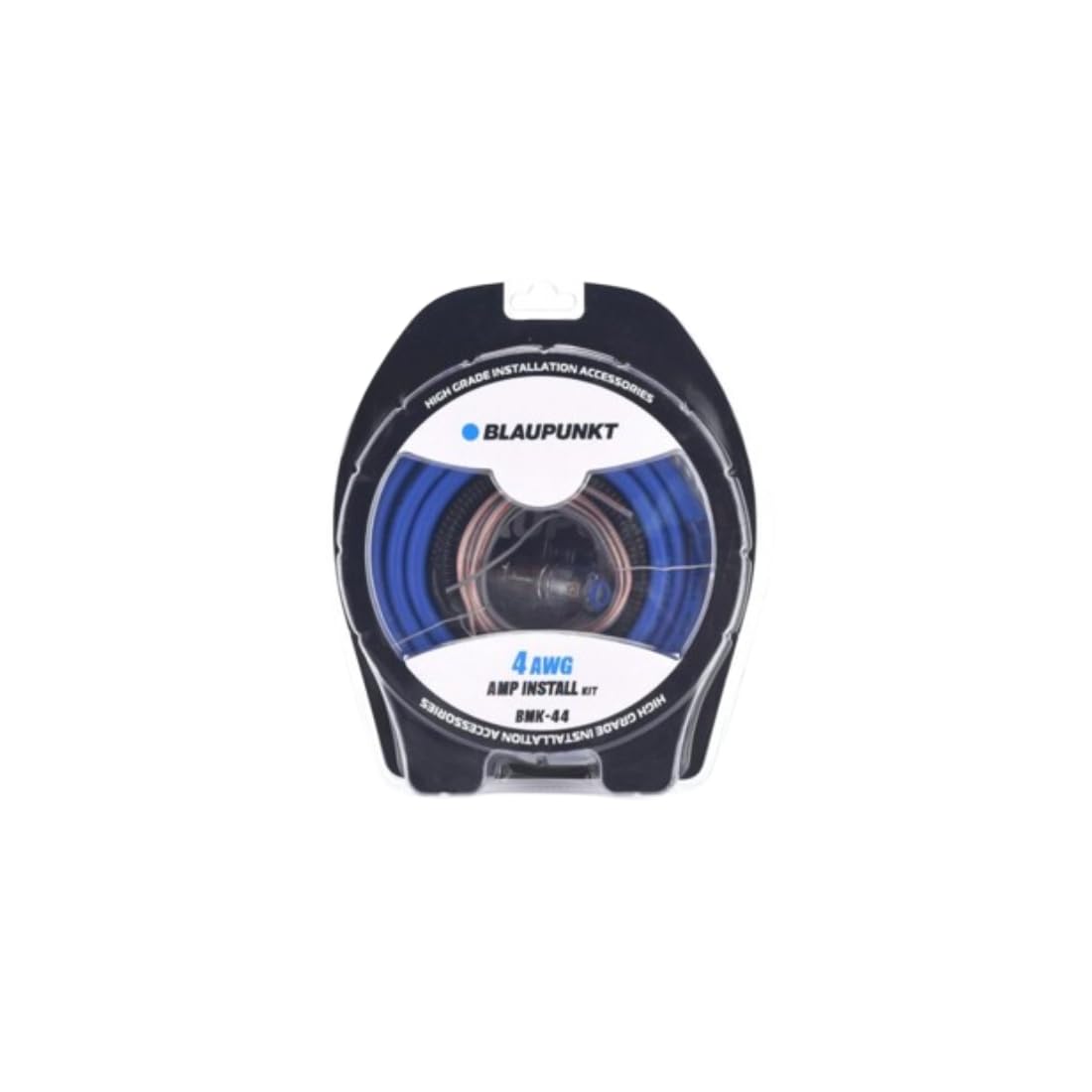 BLAUPUNKT BMK-44 Car Audio 4 AWG Gauge Complete Amplifier Installation Kit Sound System User Friendly Accessories