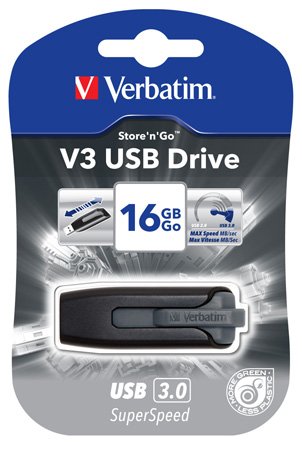 Verbatim 49172 Usb 3.0 V3 Usb Blk 16Gb