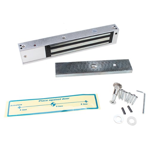 AGPTEK RFID Door Access Control System Kit, Home Security System with 280kg 620LB Electric Magnetic Lock 110-240V AC to 12v DC 3A 36w Power Supply