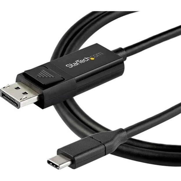 StarTech 3ft Bidirectional USB-C to DisplayPort Cable, 8K (CDP2DP141MBD)
