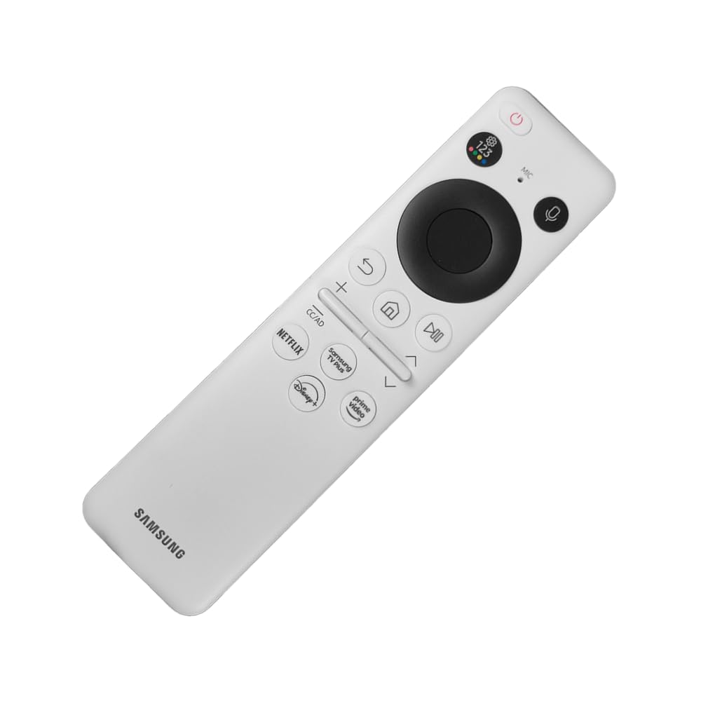 Ceybo BN59-01482A BN59-01439L Solar Voice Remote Control for Samsung Smart TVs, Compatible with The Frame QLED Series 4K Includes Netflix, Prime Video