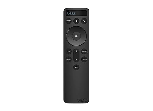 OEM Replacement Bluetooth Backlit Display Sound Bar Remote Controller fit for All Vizio 2.1, 5.1.2 and 5.1.4 Premium Sound Bar Home Theater System