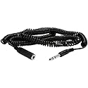1/4-Inch Stereo Headphone Extension Cord 25 feet Coiled