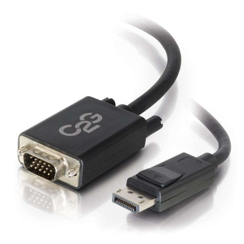 C2G / Cables to Go 54332 DisplayPort Male to VGA Male Adapter Cable, Black (6