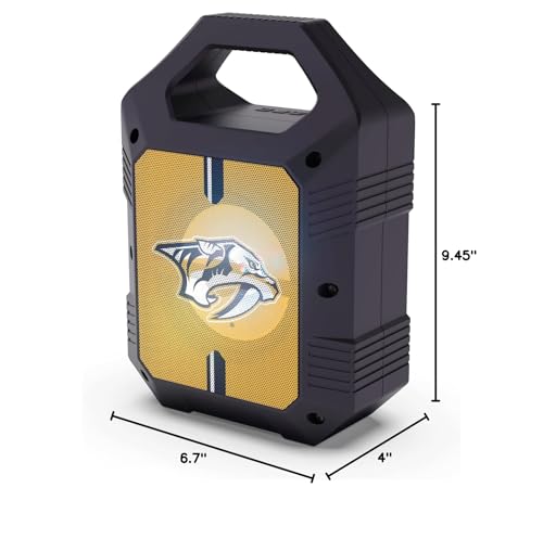 SOAR NHL XL LED Wireless Bluetooth Speaker, Nashville Predators