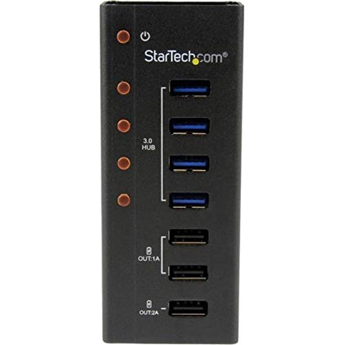 StarTech 7-Port USB-A Charging Hub, 5Gbps (ST4300U3C3)