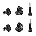 Alsukeay Tripod Adapter Mount with 1/4" Screw Camera Adapter Compatible with GoPro Hero 10 9 8 7 6 5 4 3 3+ 2 1 Session Black Silver SJ4000 SJ5000