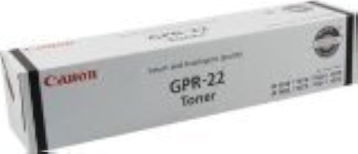 Canon GPR-22 Black Toner Cartridge 0386B003AA, Yield 8400 Pages.