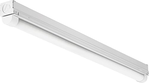 Lithonia Lighting 1 Light LED Strip Light, 2 Foot LED Ceiling Lighting Fixture, 1250 Lumens, 4000K, 80CRI, 11W, Kitchen and Garage Use (MNSL L23 1LL