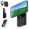 abxylute M4 Snap-On Mobile Gaming Controller for Android & iPhone, Switch 1&2, Portable Bluetooth Controller, Pocket-Sized Retro Arcade Phone Gamepad