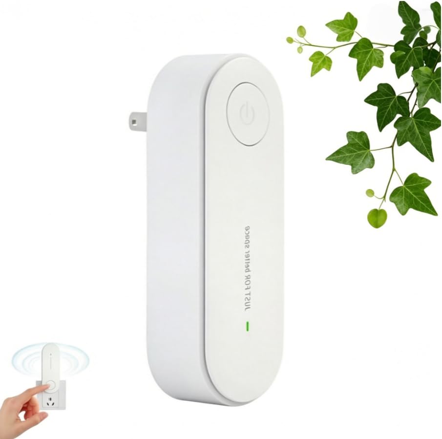 Whisko LitterGuard Pro 2026 New Plug-in Negative Ion Air Purifier, Suitable for Bedrooms, Toilets, Closets, Pet Room, Remove Smell (1 pc)