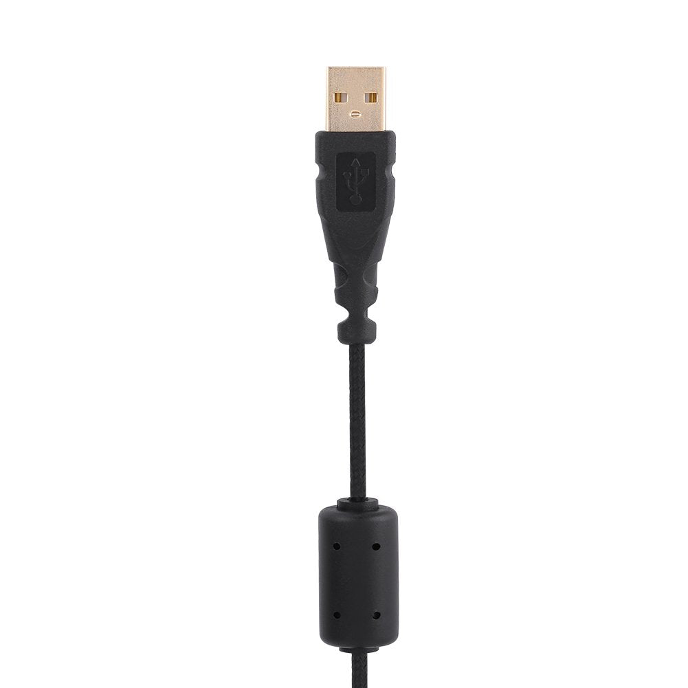 Universal Mouse Cable Braided Line Wire Replacement for or (Black)