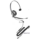 Polycom Compatible HW710 Headset Bundle, SoundPoint Phones: IP335, 450, 501, 550, 560, 601, 650, 670, VVX101, VVX201, VVX300, VVX310,VVX400, VVX410