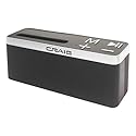 Craig CMA3690 Portable Bluetooth Speaker with Built-in Phone Cradle in Black