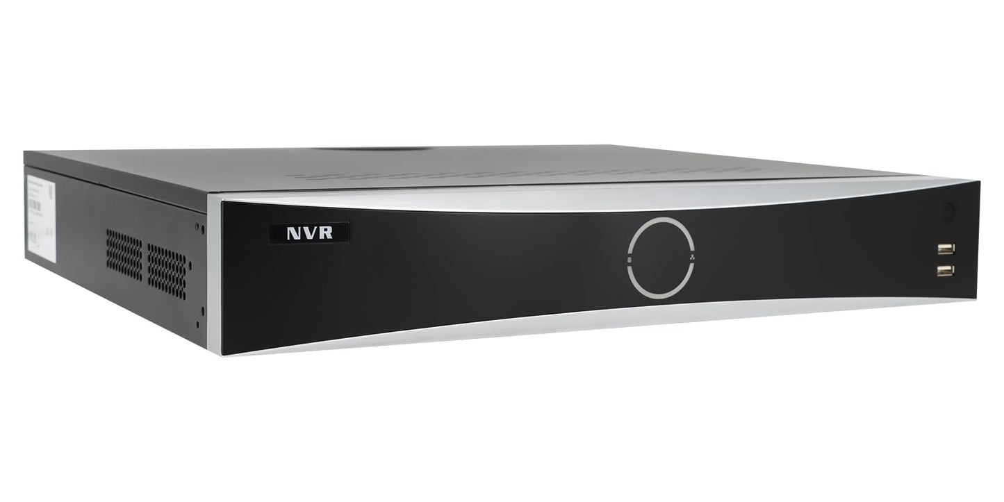 Anpviz 32 Channel 12MP PoE NVR with 16 PoE Ports & 2 HDMI - Supports 32x12MP IP Camera, 4 SATA up to 64TB, Facial Recognition & VCA, 32CH Network