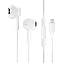 SHDKJXH 1 Pack USB c Headphones in Ear Wired Earbuds for iPhone 16 (1pack-Earphones Wired)