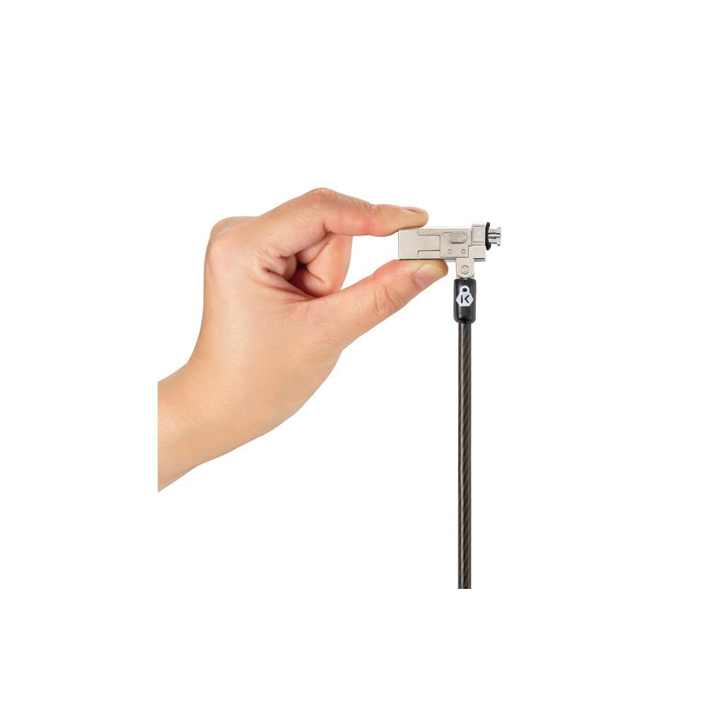 Kensington K65021WW Slim Nano Lock Head Design Wont Interfere With I/o Ports Or Raise The Device Off