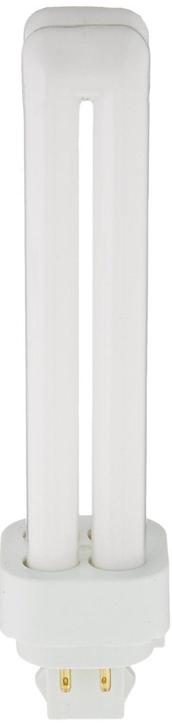 Sylvania 20683 (12-Pack) 18-Watt Double Tube Compact Fluorescent Light Bulb, 2700K, 1150 Lumens, 82 CRI, T4 Shape, 4-Pin G24q-2 Base