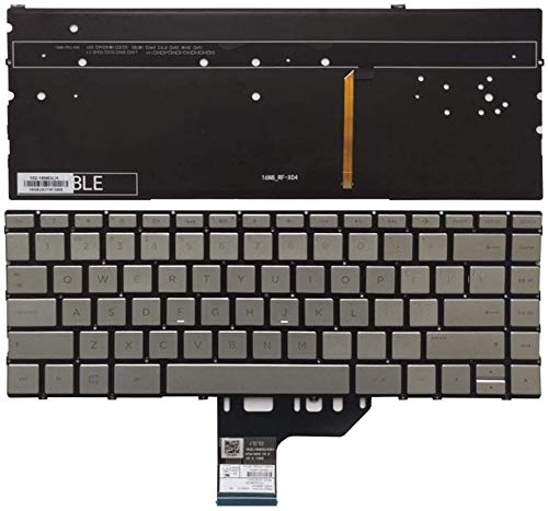 New Laptop Replacement Keyboard Fit HP Spectre 13-AC013DX 13-AC023DX 13-AC033DX 13-AC063DX 13-AC012TU X360 US Layout Backlight